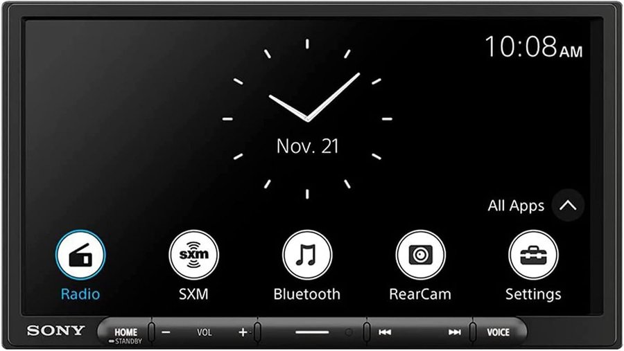 Sony XAV-AX6000 capacitive touchscreen receiver with HDMI input